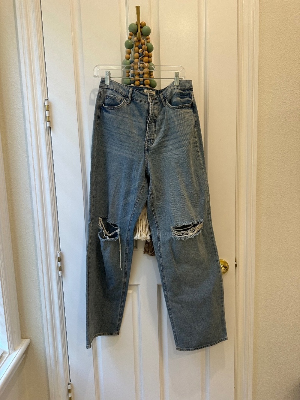 Relaxed Wide straight jeans sz 29